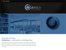 Tablet Screenshot of ingeniusinc.ca
